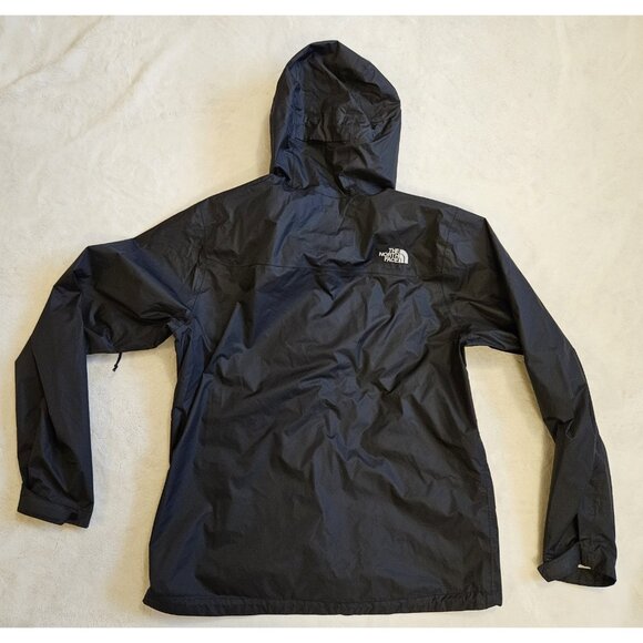 The North Face Dryvent Jacket Men’s Large Shell Windbreaker Rain Black Hooded - Picture 13 of 14